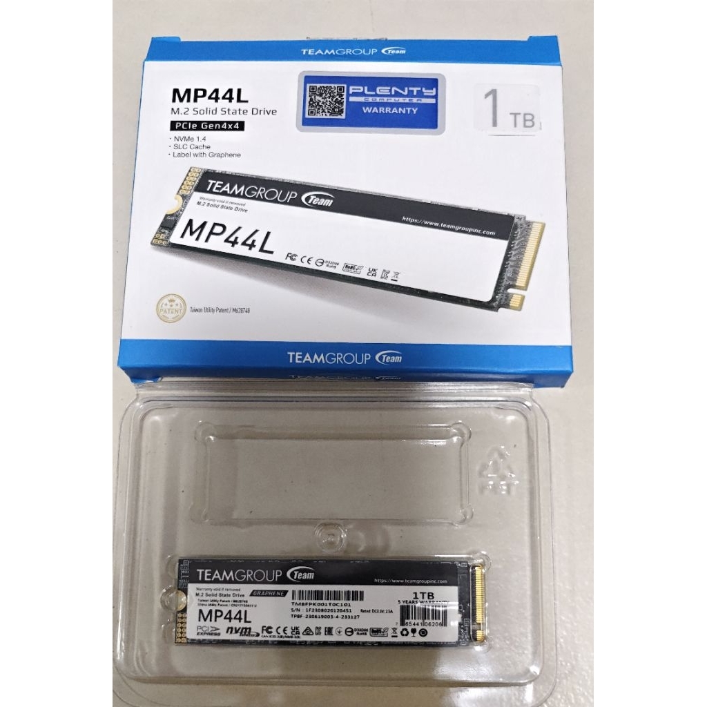 SSD Team group MP44L M.2 PCIe 4.0 SSD 1Tb.