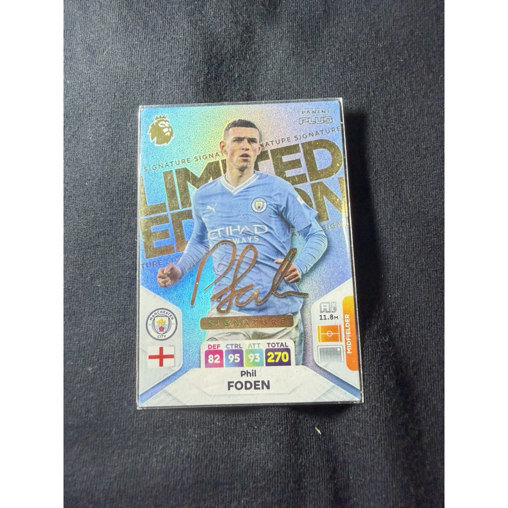 การด์ลายเซ็น phill foden man city