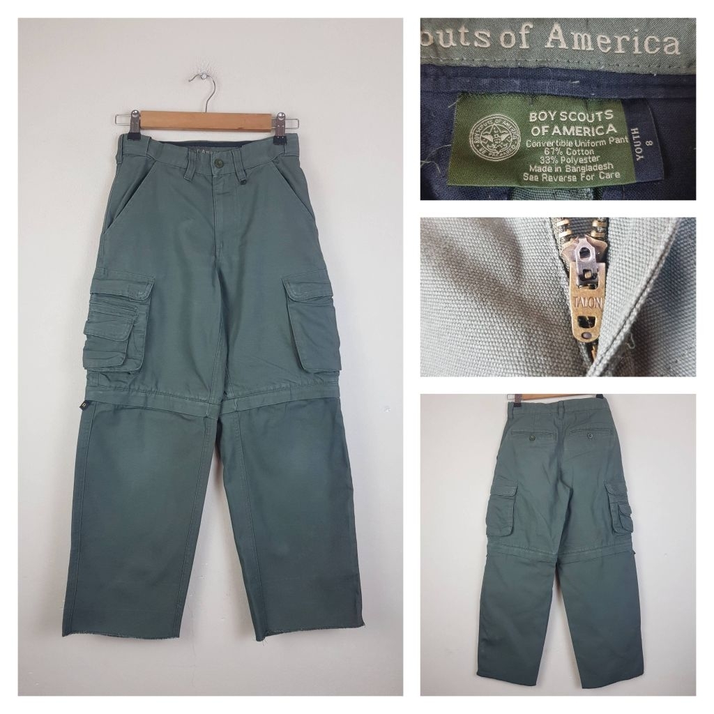 Boyscouts of America Convertible Cotton Pants Zip TALON (Kids 8) 25