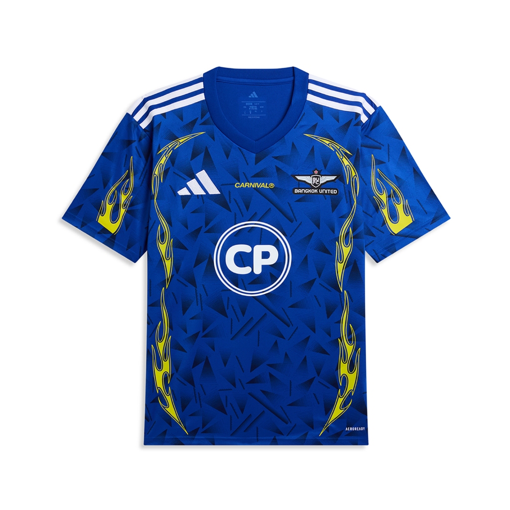 CARNIVAL 1BCHSJ255 ADIDAS X TRUE BANGKOK UNITED X CARNIVAL JERSEY BLUE/ YELLOW