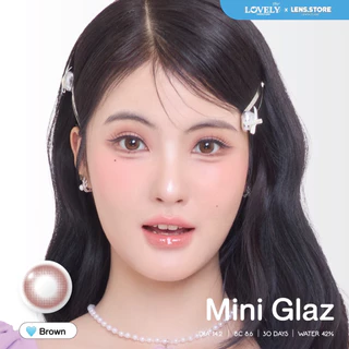 คอนแทคเลนส์รายเดือน LOVELYPLUS รุ่น MINI GLAZ มินิกลาสซ์ เลนส์ตาธรรมชาติ ความละมุนเต็ม 100 รุ่นสุดฮิต !!