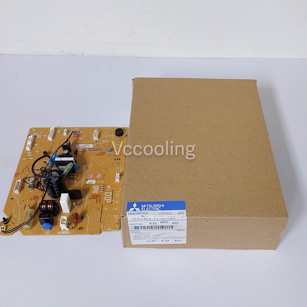 Mitsubishi Electric อะไหล่แอร์ แผงวงจร แผงบอร์ดคอยล์เย็น Part No. E22 D52 452 รุ่น MS-D30VC-T1 อะไหล