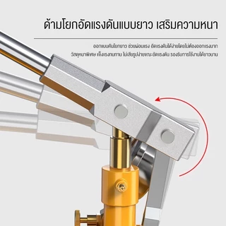 ปั๊มทดสอบแรงดันแบบหนาพิเศษกันสนิม มาพร้อมเกจวัดแรงดันแม่นยำ 25 กก. เครื่องมือทดสอบและตรวจรั่วท่อน้ำ