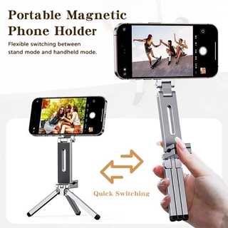 R3 ขาตั้งมือถือแม่เหล็ก 3-in-1 พับได้ สำหรับเดินทาง รองรับ MagSafe