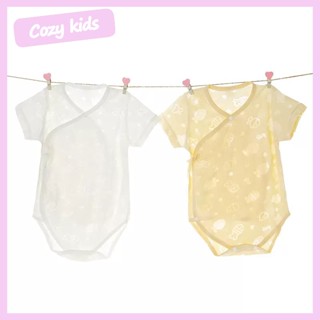 (พร้อมส่ง) เสื้อผ้าเด็กทารก ชุดนอนเด็กทารกแรกเกิด บอดี้สูทเด…