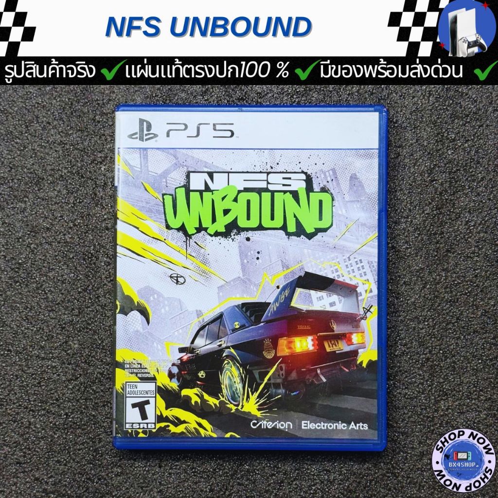 แผ่นเกม PS5 ( NFS UNBOUND) มือ2 ของแท้ตรงปก พร้อมส่งด่วน