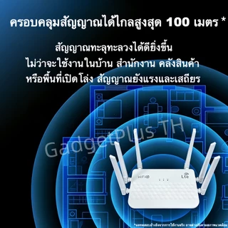 2026 ใหม่ล่าสุด เร้าเตอร์ใส่ซิม เราเตอร์ 4G/5G Router wifi6 300 Mbps 2.4Ghz ใช้ได้กับซิมทุกเครือข่าย เสียบใช้เลย