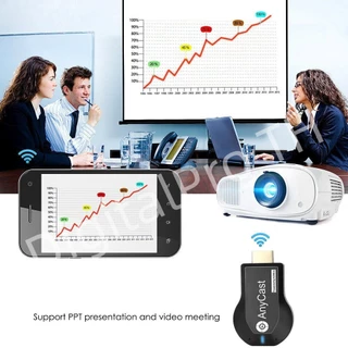 Anycast M18 Plus FW 2025 WIFI Display HDTV อุปกรณ์เชื่อมต่อมือถือไปทีวี ใหม่ล่าสุด M18plus
