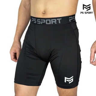 กางเกงรัดกล้ามเนื้อ PRO ขาสั้น PS SPORT มีให้เลือก 3 สี ออกกำลังกาย กีฬาฟุตบอล บาส วิ่ง ว่ายนํ้า