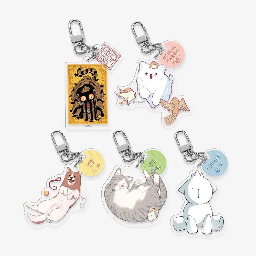 JMEESHOP TH - Animal Acrylic Keyring