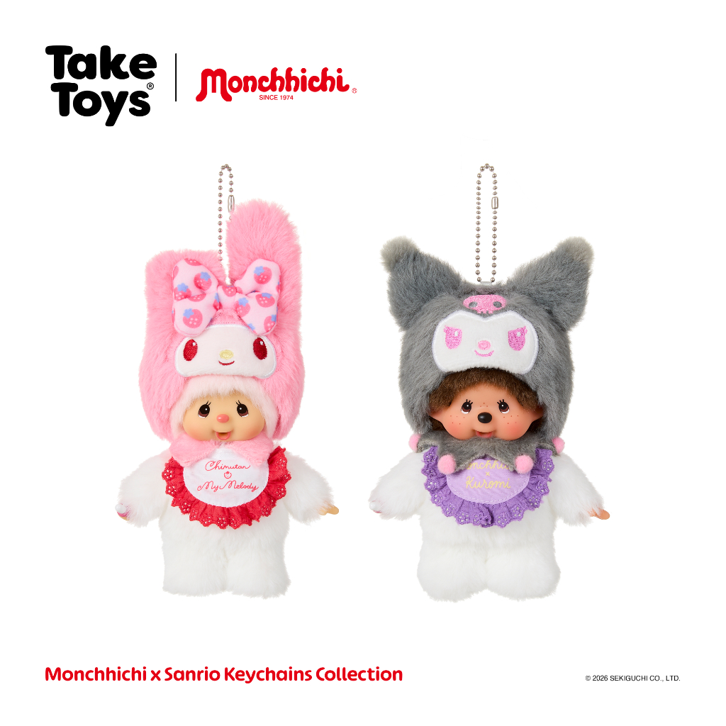 Moncchichi x Sanrio Keychains Collection - คอลเลกชันพวงกุญแจ มอนชิชิ x ซานริโอ