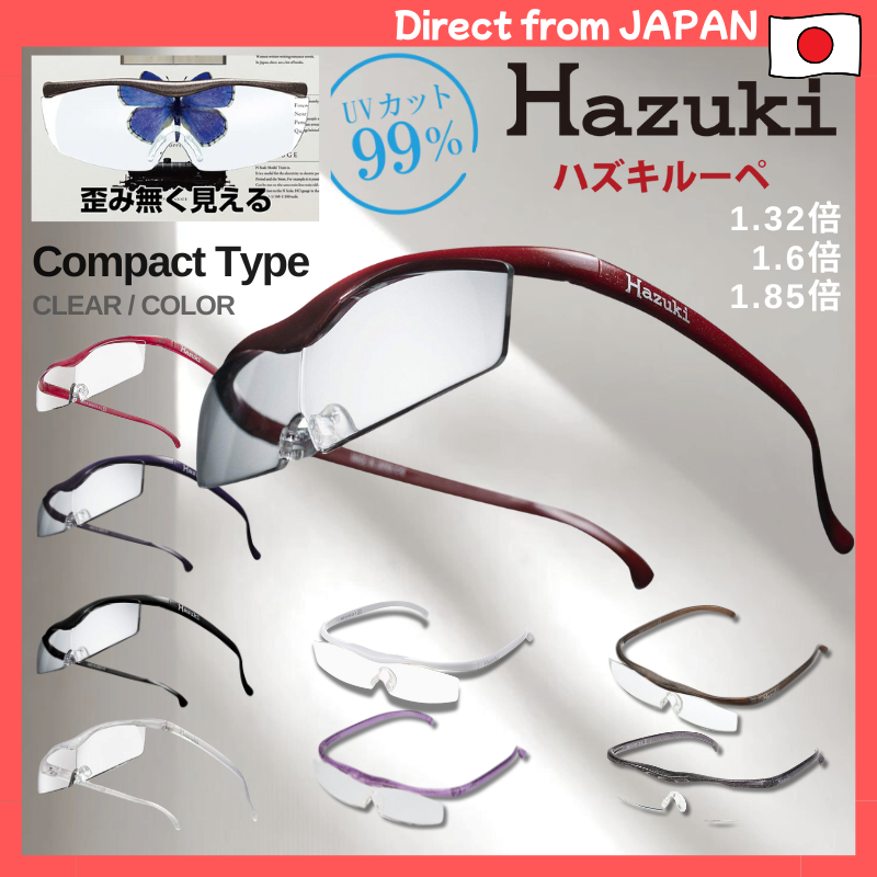 Hazuki Compact Magnifier with 1.32x Colored Lenses