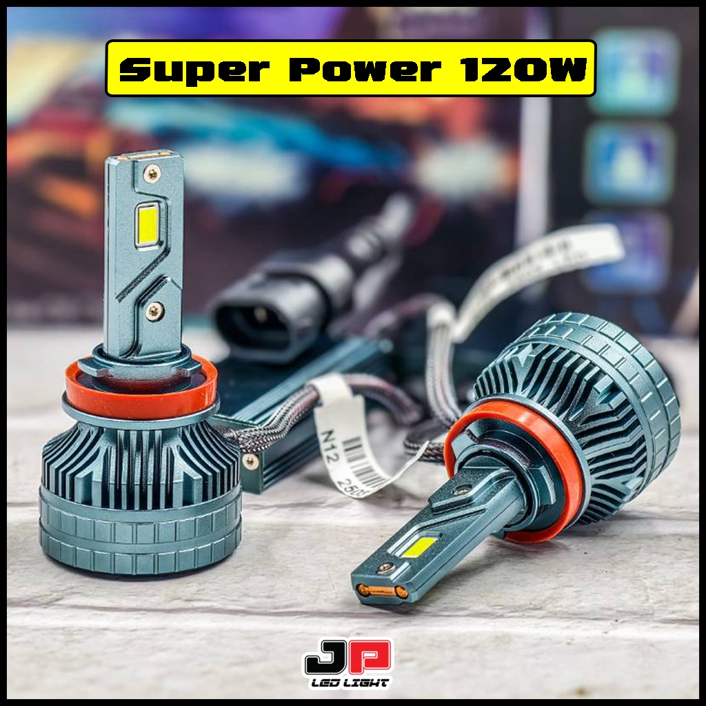 หลอดไฟตัดหมอกรถยนต์ LED Super Power 120W (ได้สินค้า2หลอด)