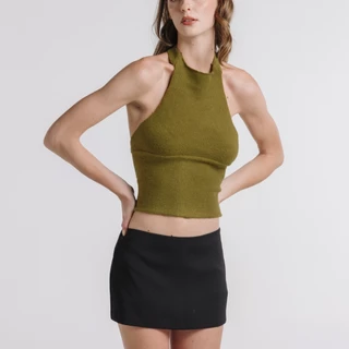 HALTER KNIT TOP 03 | STAYSLAY.BKK (เสื้อไหมพรมผูกคอ)