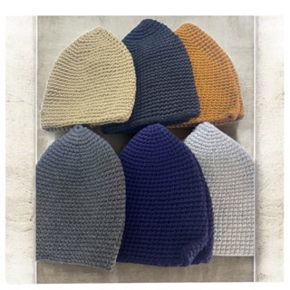 หมวกถักดอินโดแท้💯% เนื้อผ้าหนานุ่ม ส่วมใส่สบาย รุ่นฟรีไซส์ ม…