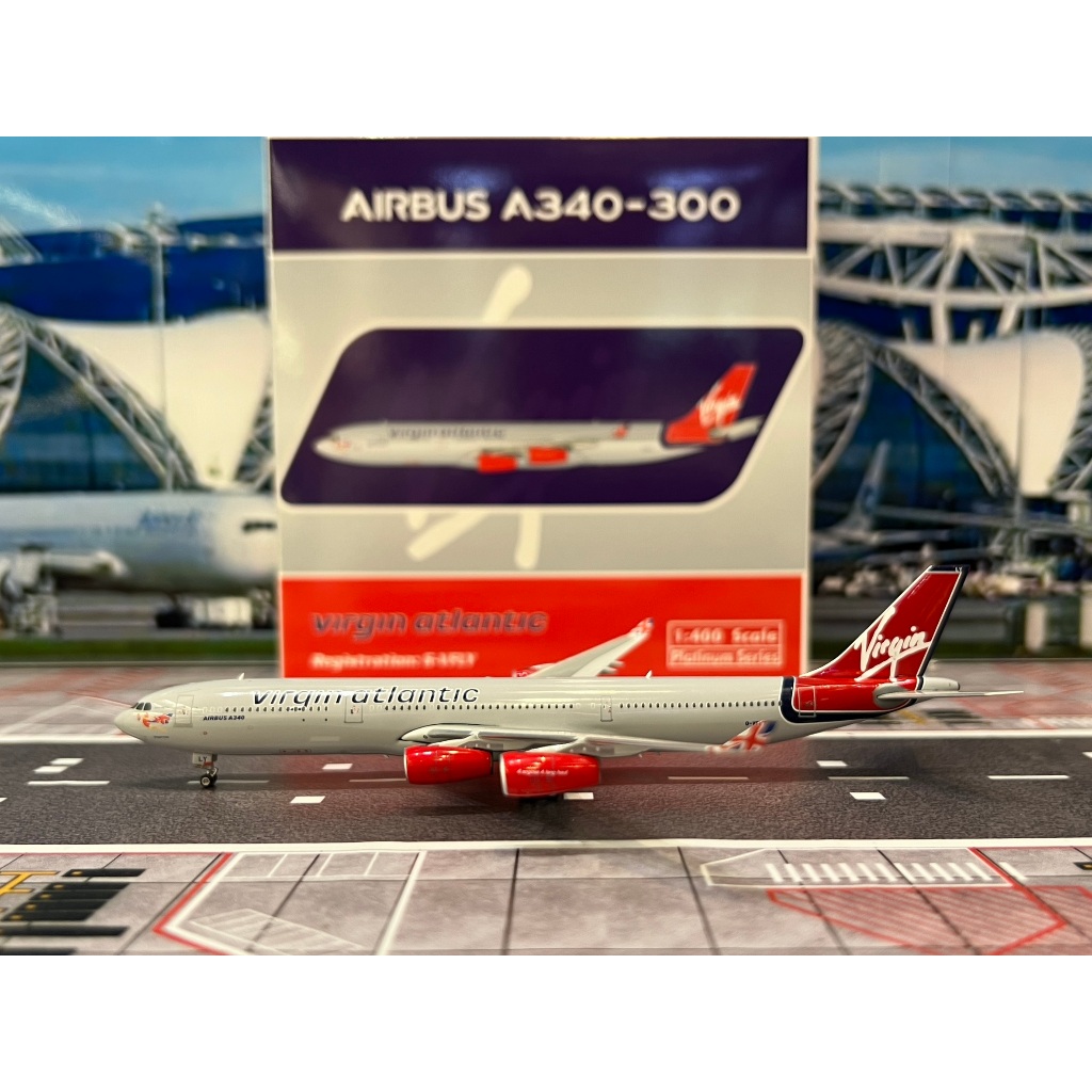 Phoenix Model [12034] 1:400 Virgin Atlantic A340-300 G-VFLY [Dragon Lady]