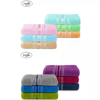 ผ้าขนหนูผืนใหญ่ ผ้าเช็ดตัว ผ้าขนหนูโรงแรม ผ้าขนหนูCotton100% Frolina ขนาด 27x54นิ้ว (70x140cm) 1ผืน