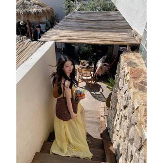 Mogwany พร้อมส่ง S,L / พรี M // Corn Cheese Dress เดรสทรงสวย…