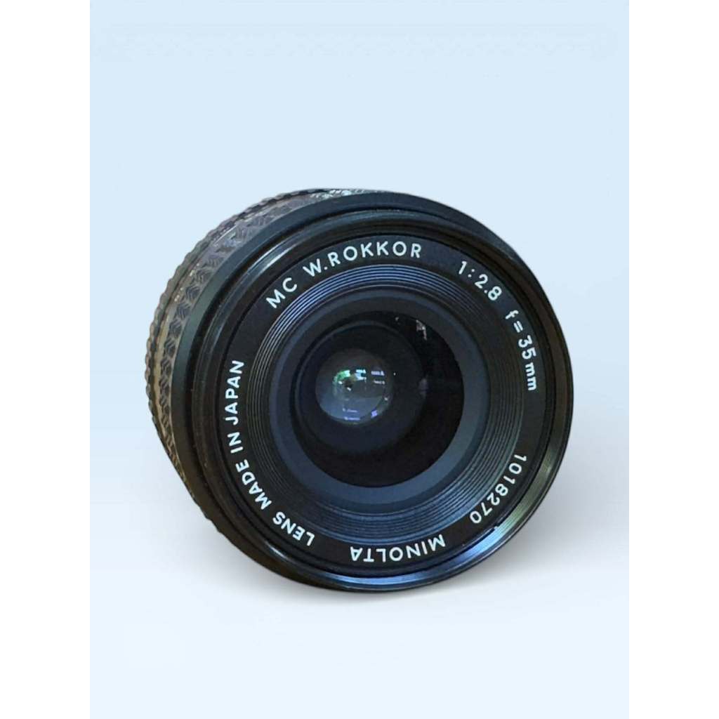 เลนส์มือหมุน MINOLTA MC W.ROKKOR 35MM.F2.8 MD MOUNT