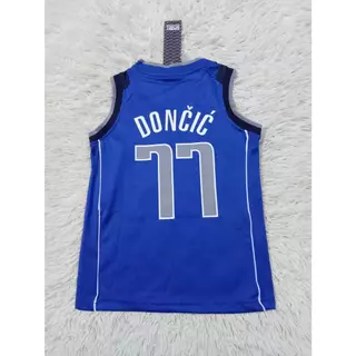 เสื้อบาสเก็ตบอลเด็ก+กางเกง เบอร์77 NBA DALLAS Mavericks ใหม่ล่าสุด