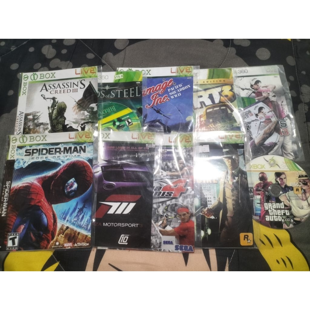 แผ่นเกม xbox 360 มือสองมีอยู่10เกม