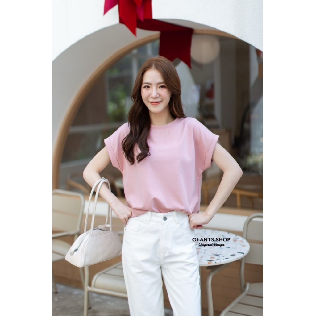 เสื้อยืดคอกลมแขนเบิ้ล ผ้าใส่สบาย ใส่ได้ทุกวัน💖🕊