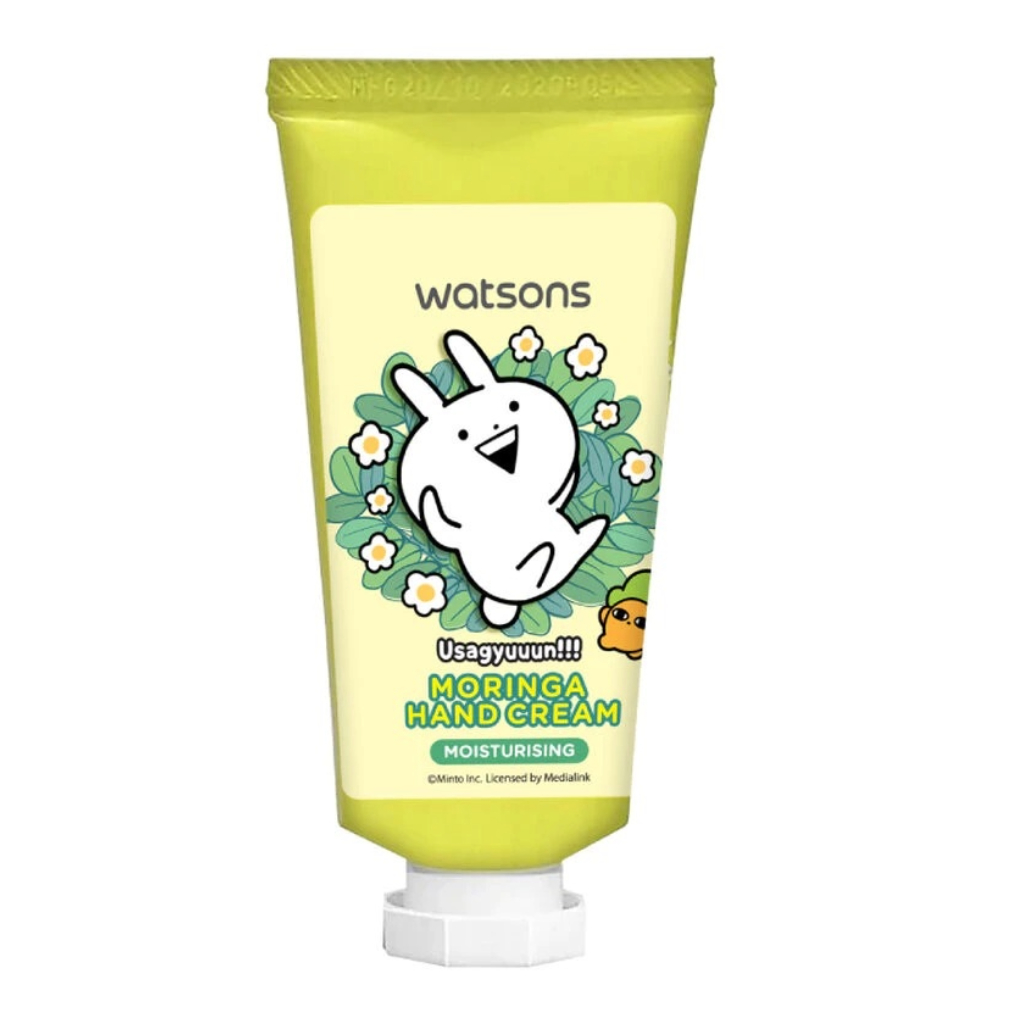 Watsons ครีมบำรุงมือ Moringa Hand Cream 30ml.ครีมที่ช่วยบำรุงมือให้ชุ่มชื้น นุ่มเนียน