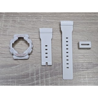 🌈กรอบสาย casio baby-g ba-110🌈 ของใหม่ ของแท้ 💯% สีขาวเงา✅ผ่อ…