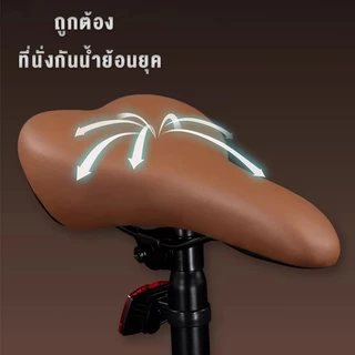 ANCHI จักรยาน SHIMANO เกียร์ 20 นิ้ว พับได้ การเดินทางแบบพกพา เบาะ ที่นั่งสบาย รอบมีดคัตเตอร์ 30 มม