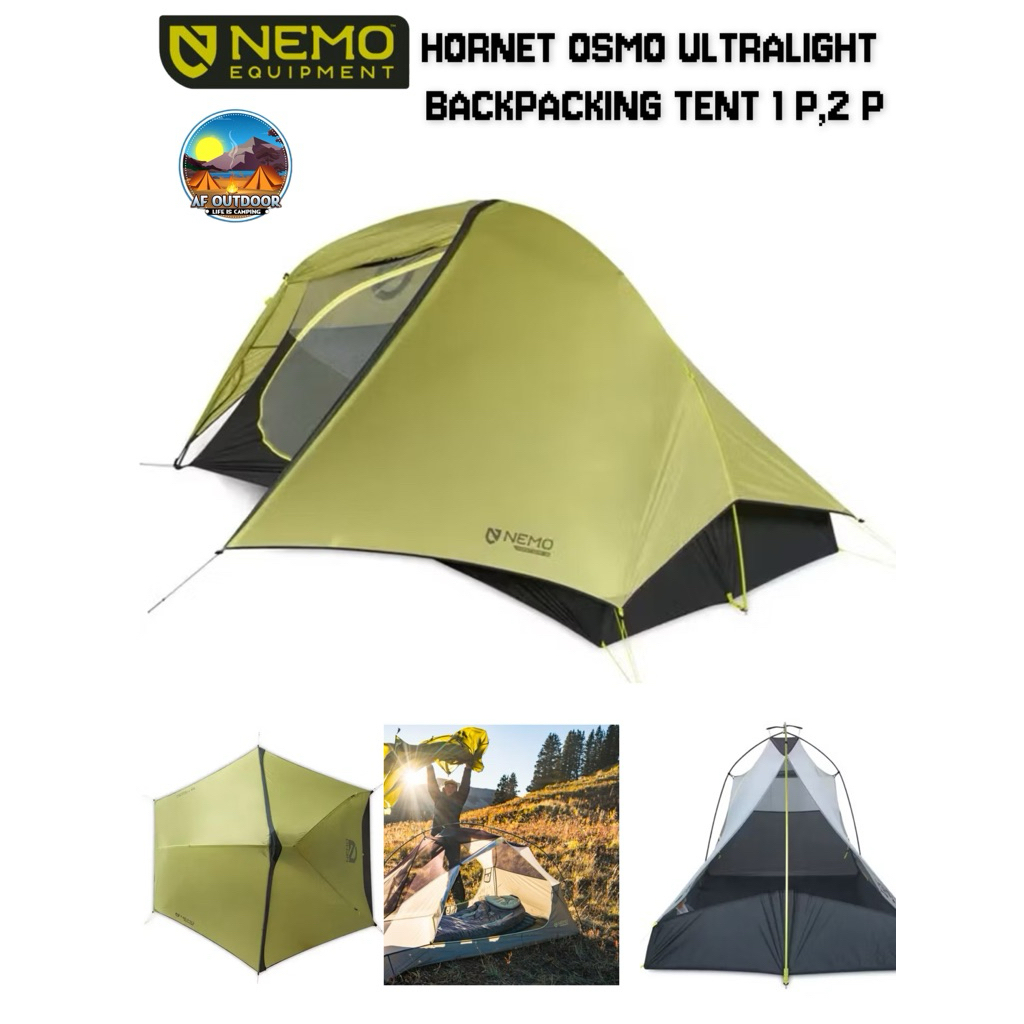 พร้อมส่ง มีส่งด่วน NEMO Equipment เต้นท์ รุ่น HORNET OSMO ULTRALIGHT BACKPACKING TENT 2 P