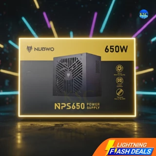 Model2026 PSU NUBWO NPS650 650w Black / white (P6+2 Pin) x 1 ของใหม่