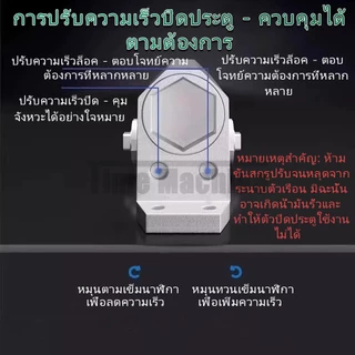 โช๊คประตู ที่ปิดประตูอัตโนมัติ โช๊คอัพประตู สีดำ/เงิน 180° รับน้ำหนัก35-70kg แข็งแรง ทนทาน เหมาะบานสวิง/พับ/ประตูห้อง