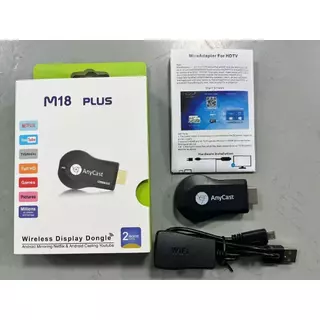 Anycast M18 Plus FW 2025 WIFI Display HDTV อุปกรณ์เชื่อมต่อมือถือไปทีวี ใหม่ล่าสุด M18plus