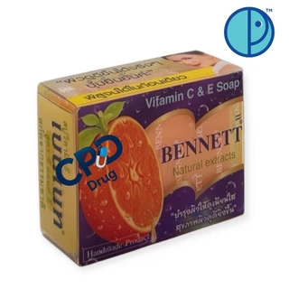 สบู่เบนเนท สูตร ซี แอนด์ อี Bennett Natural Extracts Vitamin C & E Soap (ขนาด 130 กรัม x 12 ก้อน)