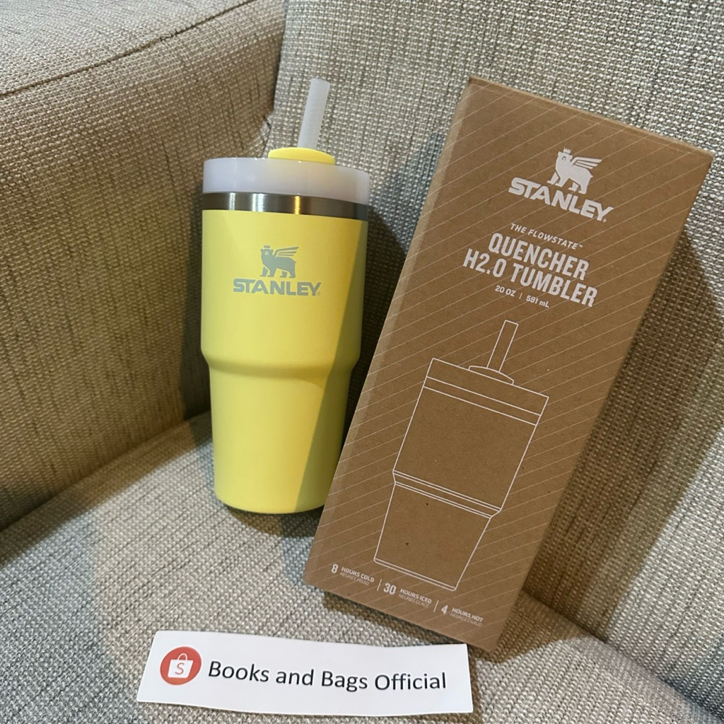 Stanley Quencher H2.0 Tumbler แก้วเก็บความเย็น/ร้อน พร้อมหลอด สี เหลือง pomelo