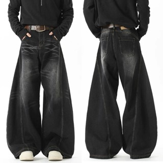 กางเกงยีนส์ทรงแสกข้าง สไตล์อเมริกันย้อนยุค กางเกงยีนส์ออกแบบ…