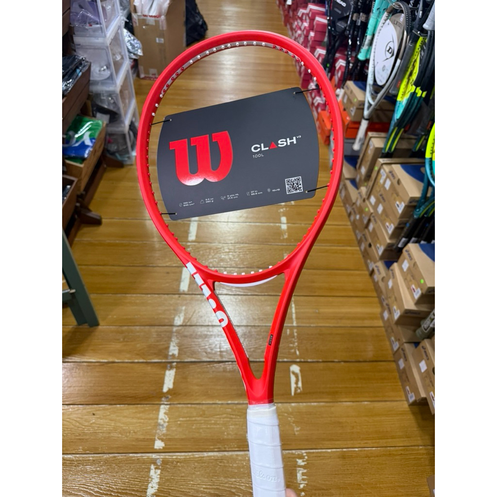 ไม้เทนนิส WILSON CLASH 100L REVERSE 2026 หน้าไม้ 100 หนัก 280 กรัม(สินค้าสั่งขึ้นเอ็นตามออเดอร์ ไม่รับเปลี่ยน หรือคืน)