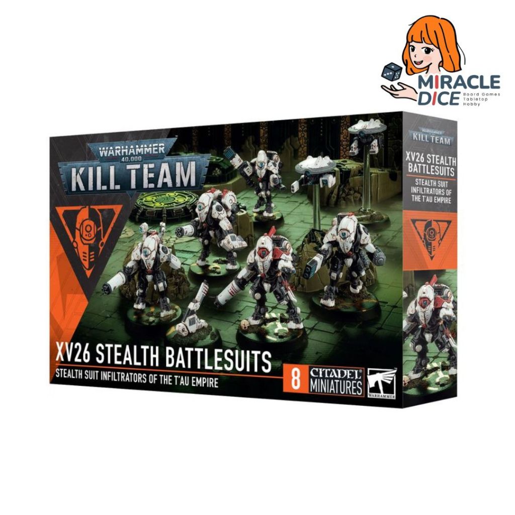 [พร้อมส่ง] Warhammer 40K : Kill Team : XV26 Stealth Battlesuits