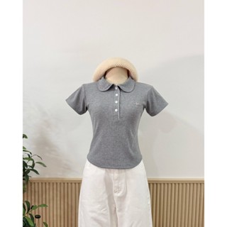 เสื้อคอปก ผ้ายืด #FF192