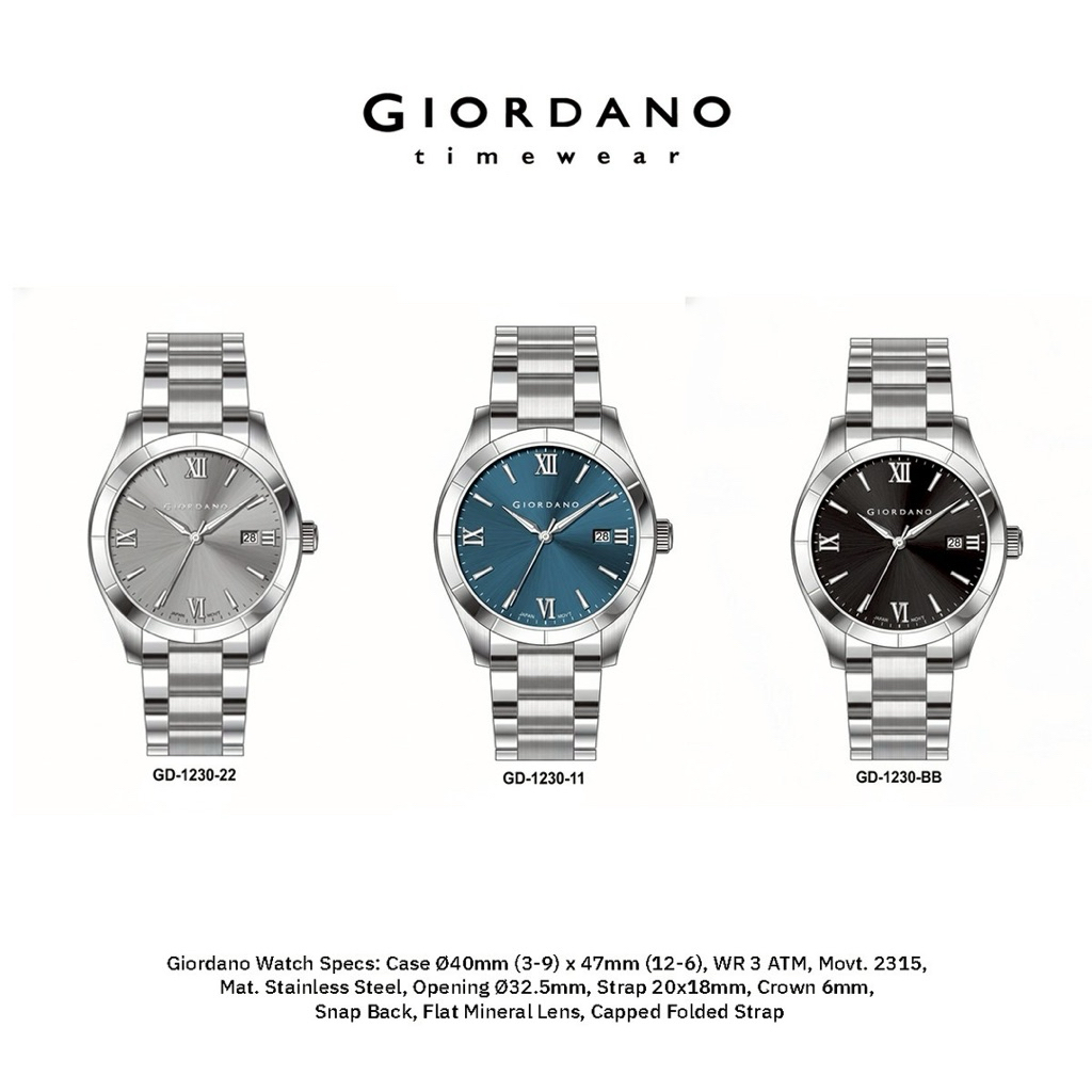 GD-1230 นาฬิกาผู้ชาย ขนาด 40 มม.
