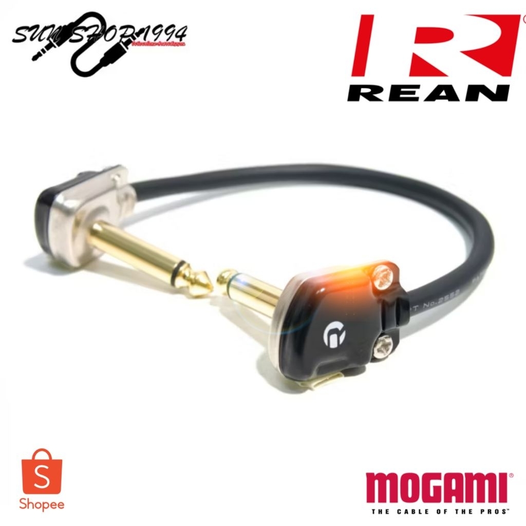 สายพ่วงเอฟเฟค  REAN PANCAKE (รุ่นA)​ / Mogami Japan คุณภาพสูงรับประกัน 1 ปี ราคา ถูกที่สุด ดีลบีเคเค