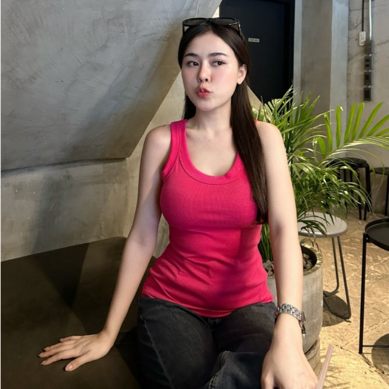 VibeHouse เสื้อกล้าม ผ้าร่อง ผ้ายืดตามตัว สาวอวบใส่ได้จ้า กล้ามผ้าร่อง เรียบหรูดูแพง รุ่น กล้ามดูไบ – โปรปัง