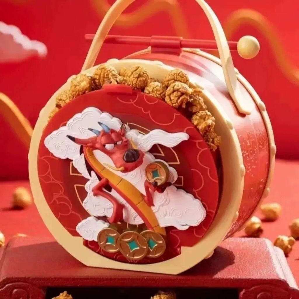❤️พร้อมส่ง❤️ กระป๋องป๊อปคอร์นดิสนีย์ มูซู มู่หลาน Disney Mulan Mushu Popcorn Bucket