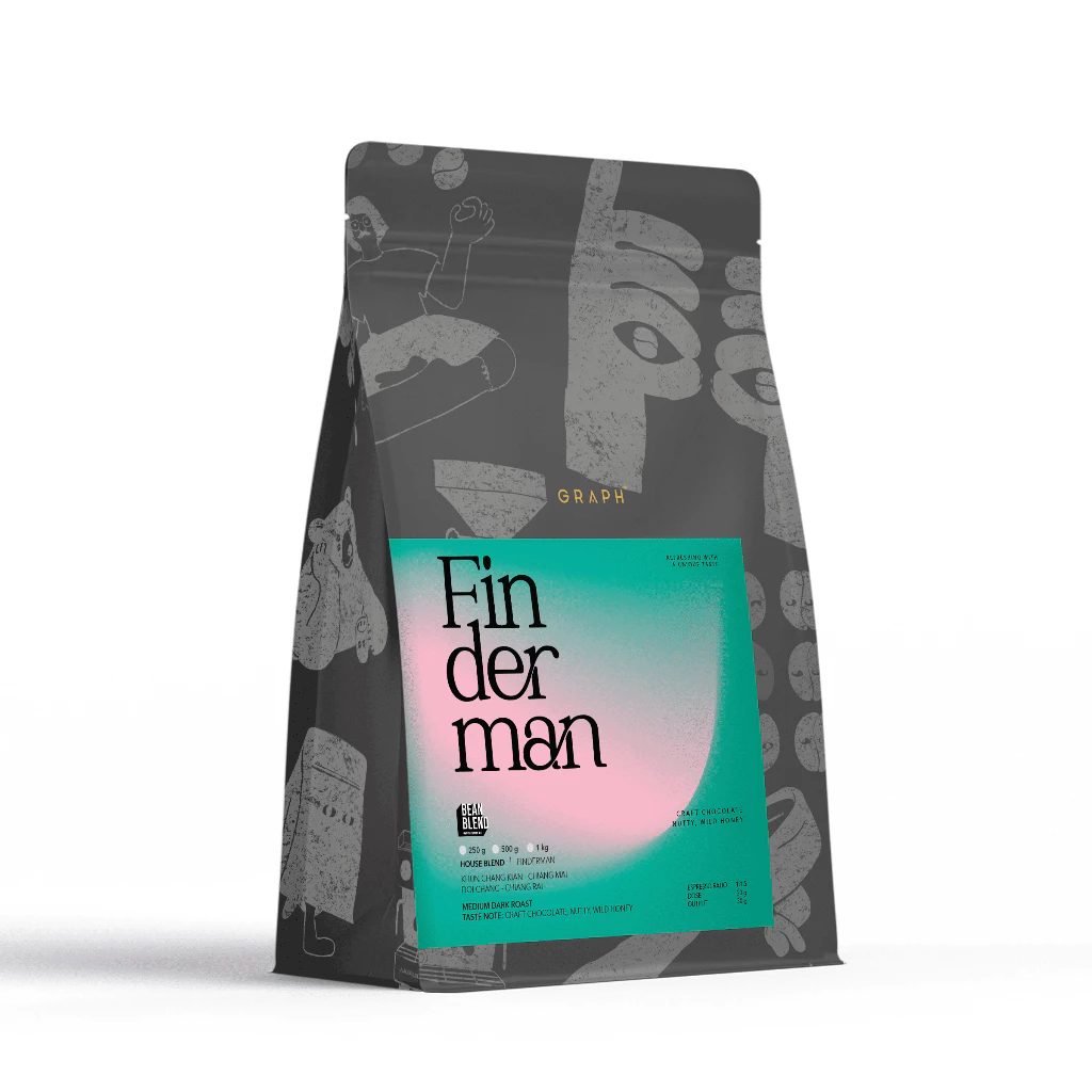 GRAPH | เมล็ดกาแฟ HOUSE BLEND - FINDERMAN
