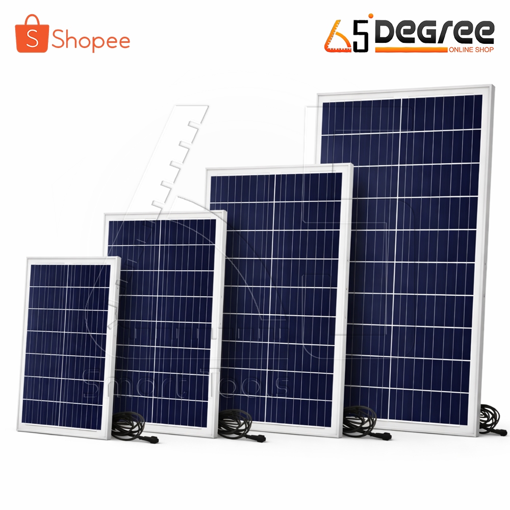 [ลดพิเศษ] BLUETECH แผงโซล่าเซลล์ 6V PolyCrystalline สำหรับ ไฟโซล่าเซลล์ พร้อมขาตั้ง สายยาว Solar Pan