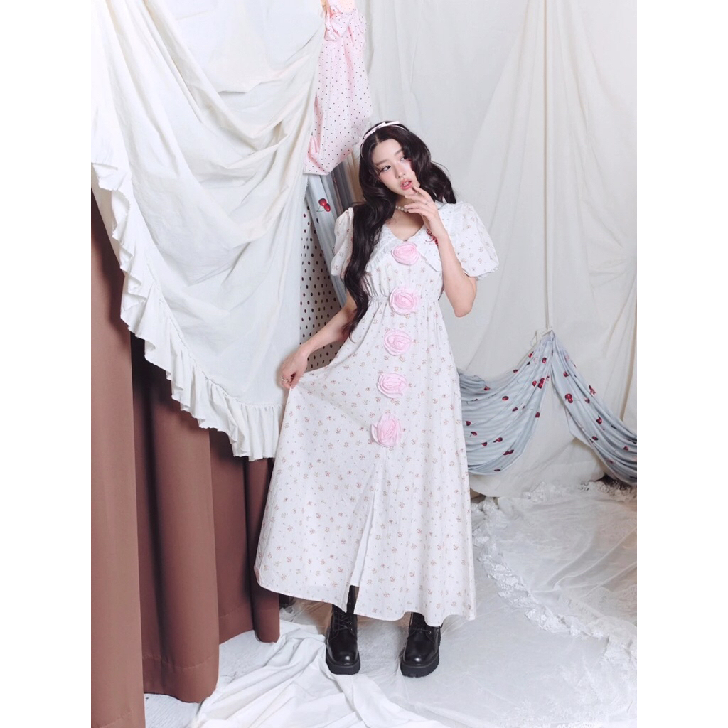 New in pack FLAT2112 : LIORA MIDI DRESS เดรสยาว (FF1046)