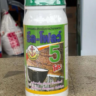 รีล-โฟลว์ 5โปรหน้ายางนิ่ม กรีดง่าย น้ำยางไหลดีเพิ่มน้ำยางคุณภาพขนาด 500 ซีซี