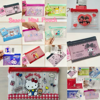 A29🇯🇵(แบบเยอะสุด!!)Sanrio mini pouch คิตตี้ คุโรมิ โปชาโกะ ชินนาม่อน ฮัง ม่อนชิชิกระเป๋าตัง เป๋าเหรียญ ใส่บัตรเครดิต