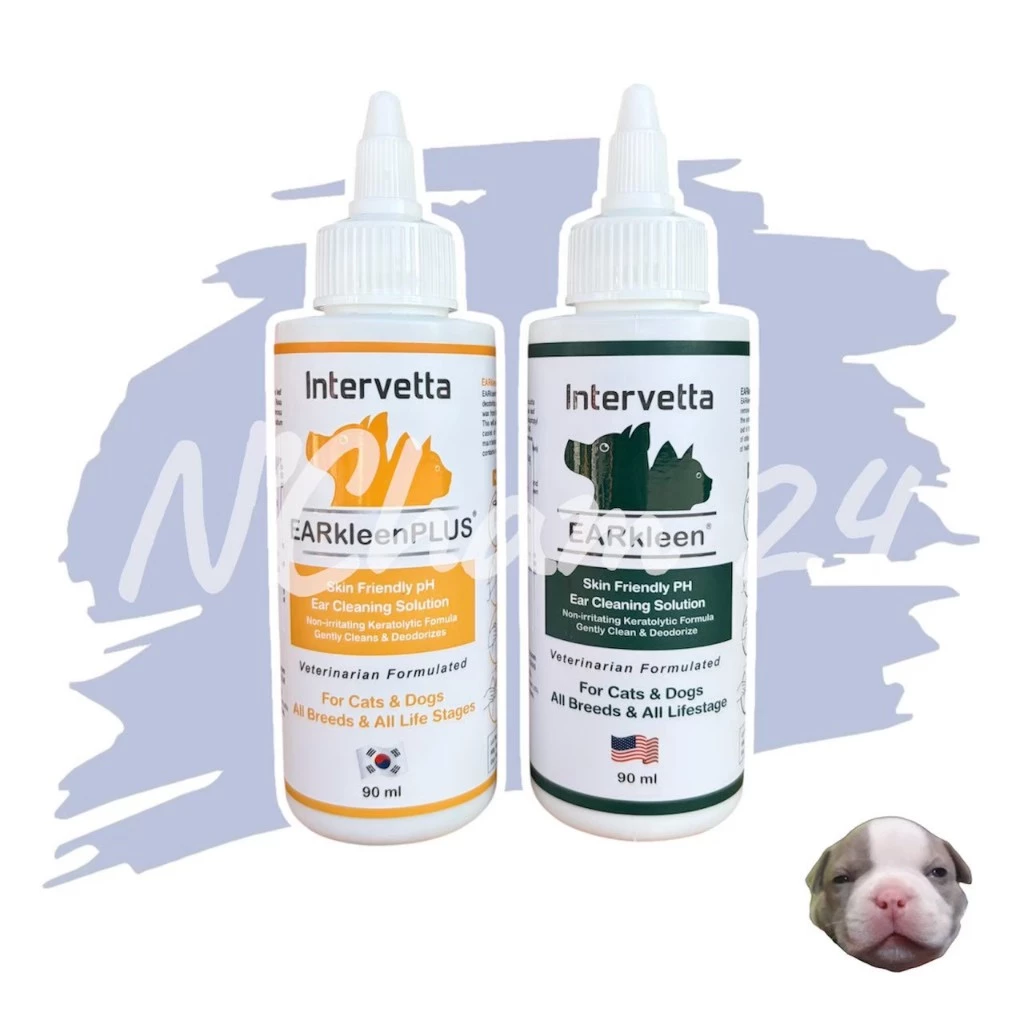 EARkleen ขนาด 90 ml น้ำยาทำความสะอาดหู สำหรับสุนัขและแมว ช่วยลดกลิ่น ไม่ระคายเคือง