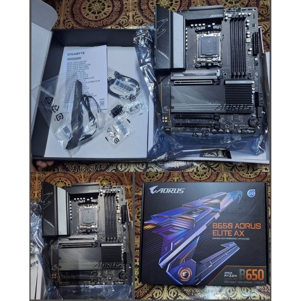 Aorus B650 elite AX Bios ล่าสุด ครบกล่อง ประกัน 11/2027